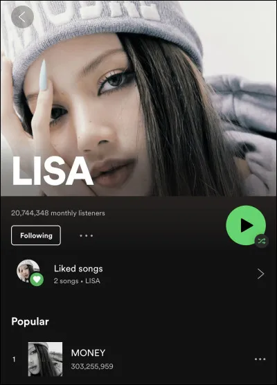 Parmi toutes ces chansons laquelle est à Lisa ? (Partie 2)