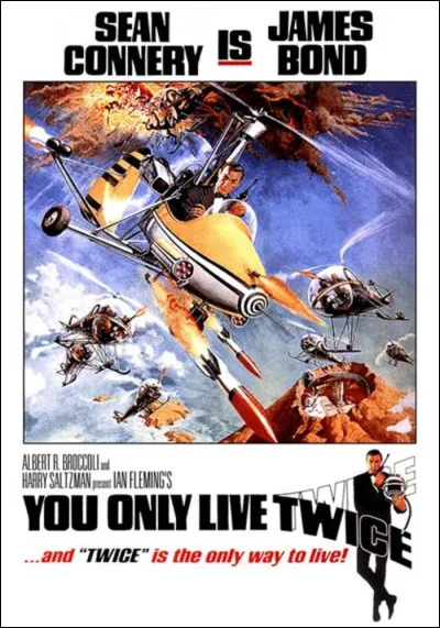 Complétez le titre de ce film "James Bond" : "On ne vit que ... fois".