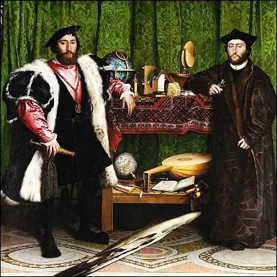 Quel est le nom de cette c&eacute;l&egrave;bre toile de Hans Holbein, peinte en 1533 ?