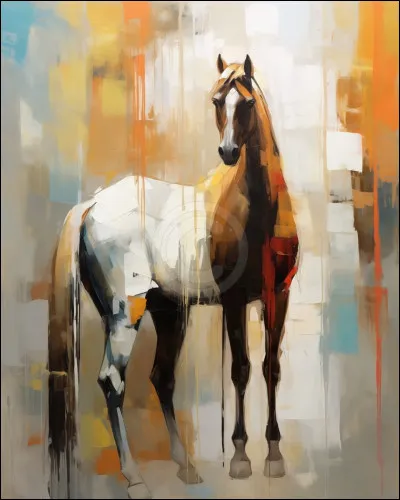 En anglais, "cheval" se dit "horse".