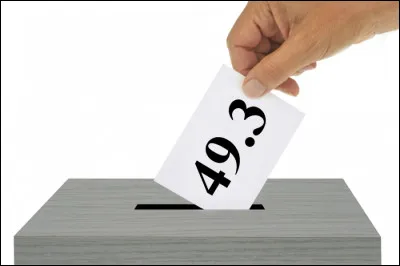 On est en décembre et la majorité parlementaire ne fait que critiquer le gouvernement. Après délibération du conseil des ministres, le Premier ministre décide d'utiliser le 49.3 pour faire adopter le PLF de l'année prochaine. En a-t-il le droit ?