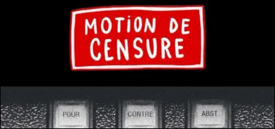 Quelle est l'une des conséquences d'une motion de censure (valablement déposée, respectant les délais de vote et faisant suite à une bonne utilisation du 49.3) votée par 299 députés ?
