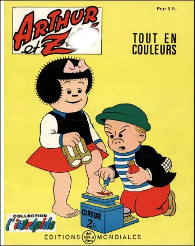 Quel est ce duo humoristique form&eacute; d'un mauvais gar&ccedil;on et d'une fillette &agrave; la coiffure originale ?