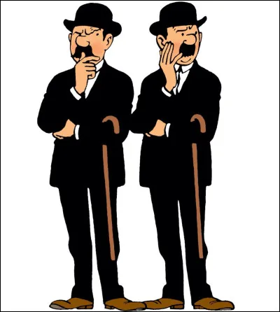 Quel est ce duo comique de la s&eacute;rie "les Aventures de Tintin", deux d&eacute;tectives indissociables, maladroits et physiquement semblables qui cultivent l'art du ridicule ?