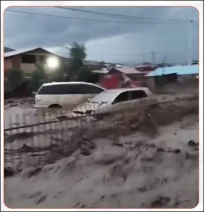 Et ce n'est pas tout ! Que nous montre cette image diluvienne ?