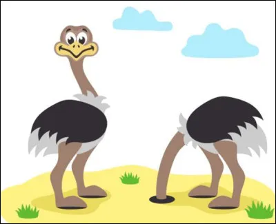 Que dit-on de quelqu'un qui refuse de prendre en compte une réalité ?