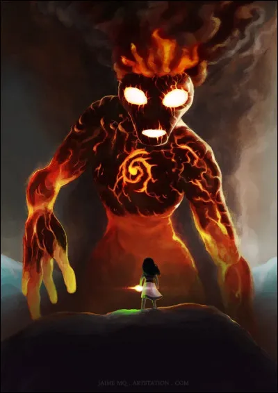 Dans "Vaiana", Teka est un monstre de feu, de lave et de roche, il s'agit de la mère de Maui qui s'est réincarnée.