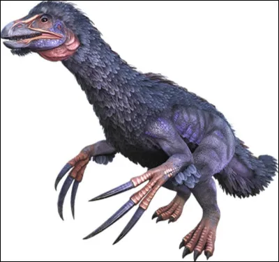 Quelle est la particularité du therizinosaurus ?