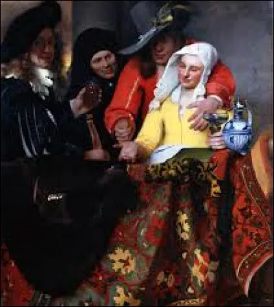Cette année-là Johannes Vermeer crée cette toile intitulée ''L'Entremetteuse''. Avant ou après 1600 ?