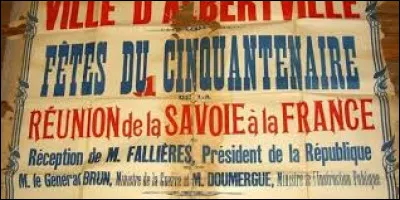 Ce 24 mars, le traité de Turin est signé, le comté de Nice et de Savoie sont annexés par la France. Avant ou après 1850 ?