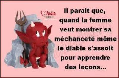 Quel poète a dit : "Dieu fait ce qu'il peut de ses mains, mais le diable fait beaucoup mieux avec sa queue" ?