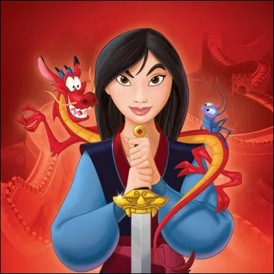 Quel célèbre dragon accompagne Mulan dans le film de Disney ?
