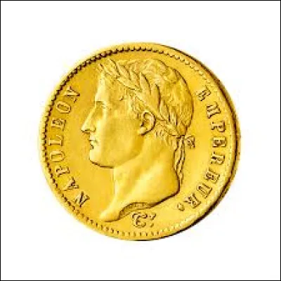 À combien équivaut la pièce d'or appelée "Le napoléon" ?