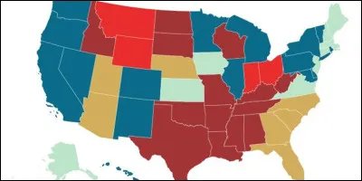 Lequel de ces pays/États ne fait pas partie des États-Unis ?