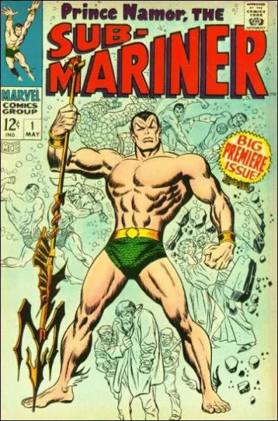 Namor, le prince des mer est le fils d'un humain et d'une...