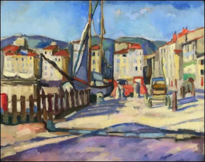 Qui a peint "Le port de Cassis à la barrière" ?