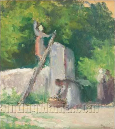 À qui doit-on "La Cueillette des pommes" ?