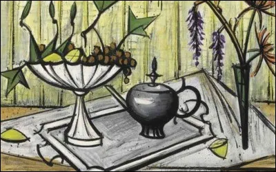 Et nous terminerons par une coupe de fruits de l'artiste ;