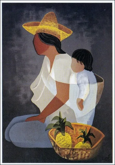 Qui est le peintre de ces ananas, au premier plan ?