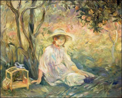 Qui a représenté cette jeune fille sous les orangers ?