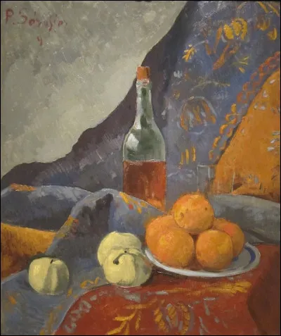 Qui est le peintre de la "Nature morte à la bouteille et aux fruits", appartenant au mouvement Nabi ?