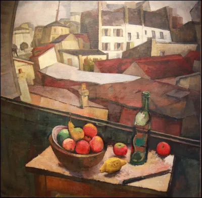 À qui doit-on cette uvre avec des fruits au premier plan ?