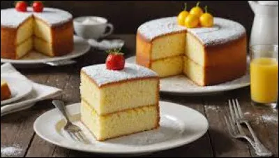 Le sponge cake est un délicieux gâteau à base d'une génoise très aérée.