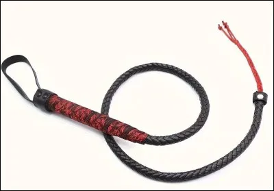 Quel est le nom de cet instrument de frappe, un bâton d'équitation utilisé pour garder ou punir les chevaux ?