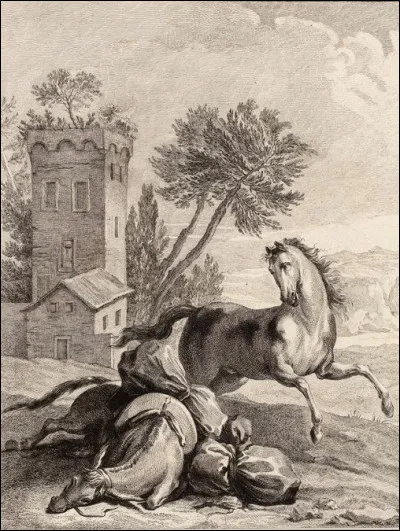 Quel animal est mis en scène avec le Cheval dans l'une des fables de Jean de La Fontaine ?