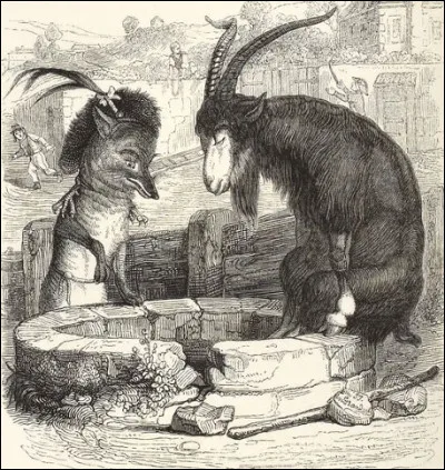 Quel animal est mis en scène avec le Renard dans l'une des fables de Jean de La Fontaine ?
