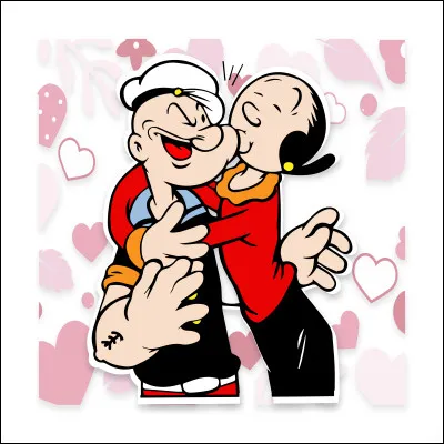 Qui sont ces amoureux de fiction, un marin rustre et bourru et une femme filiforme et assez laide ?