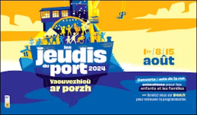 ''Les Jeudis du port'' est un festival gratuit de musique et d'art de la rue se déroulant tous les jeudis soir de mi-juillet à mi-août depuis 1989, Dans quelle ville bretonne a lieu cet événement culturel ?