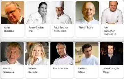 Qui est le chef le plus étoilé en France ?