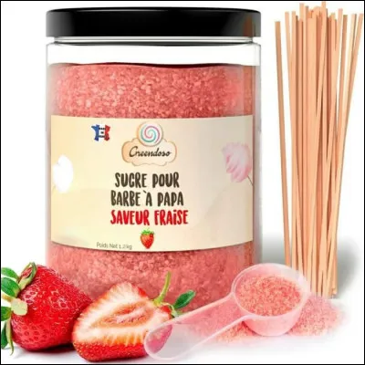 Pour un kilo de sucre, combien de grandes barbes à papa peut-on réaliser ?