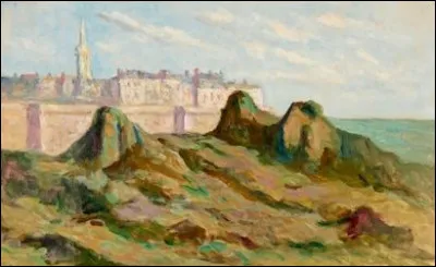Qui a représenté "Saint-Malo, les remparts" ?