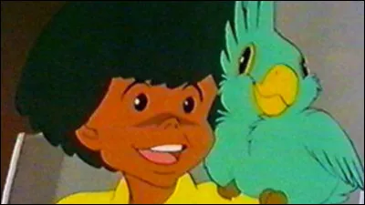 Qui est le perroquet sur l'épaule du personnage ?