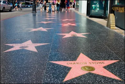 Dans quelle ville des États-Unis se trouve le boulevard des Étoiles avec un trottoir consacré aux célébrités du cinéma et du spectacle ?