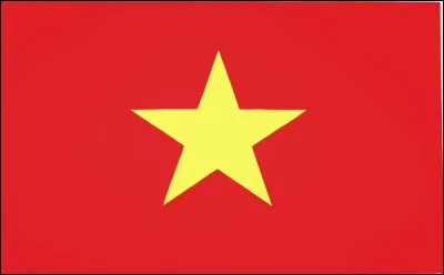 Quel pays a un drapeau rouge avec une étoile centrale jaune ?