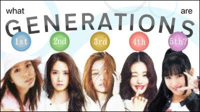 Lequel de ces groupes n'est pas un groupe de 2e génération ?