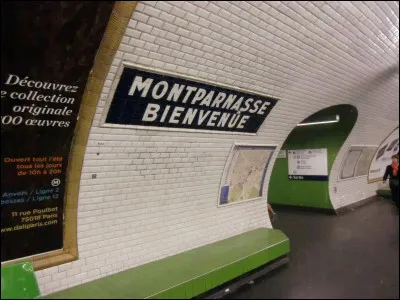 Station Montparnasse Bienvenue : à quelle ligne du métro parisien appartient cette station ?