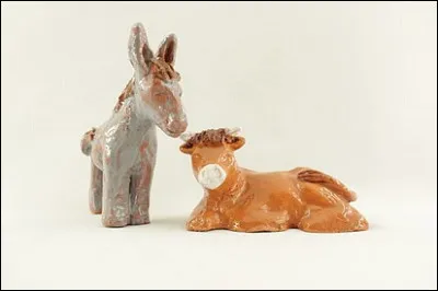 À propos d'animaux, quel sens à la présence d'un buf et d'un âne ?