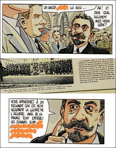 Mondanités > Paul, présenté en tant qu'ancien zouave [...que l'on appelait comment ?], est encensé par un notable bien-pensant. [...Complétez sa phrase historique* ! ]