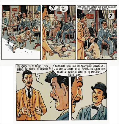 Le journaliste ne pourra donc pas toujours raconter ce qu'il voit ! La scène ci-dessus fait écho - même contexte sous d'autres cieux - à un célèbre ''sketch'' de la bande dessinée : tiré de quelles aventures ?