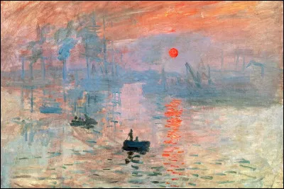 A qui doit-on la toile "Impression, soleil levant" ?