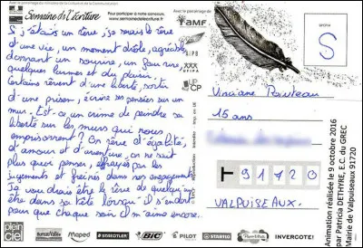 Tu veux écrire une carte :