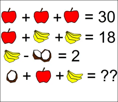 Selon toi, quelle est la réponse à ce problème de mathématiques ?