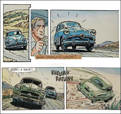 Sur les traces de Joseph Constant (3) > ...et aussi celles de Marianne : c'est Sauveur, au volant de sa moderne ... [Complétez !]