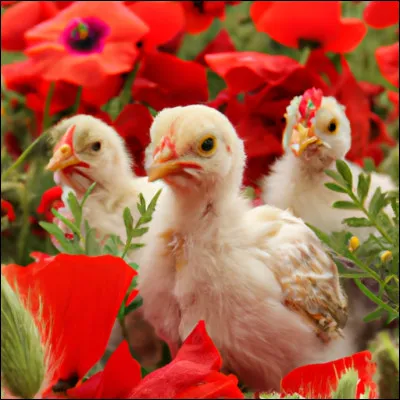 Les petits de la poule sont les...