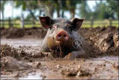 Pourquoi les cochons se roulent-ils dans la boue ?