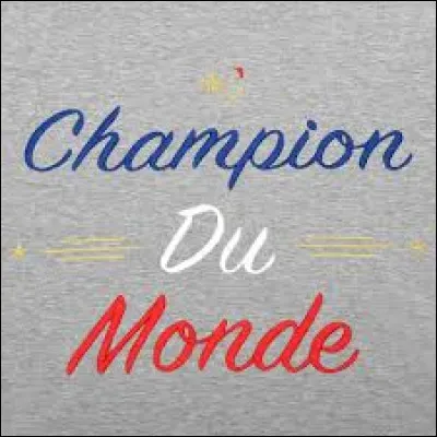 Février : Quel homme a décroché un titre de champion du monde ?